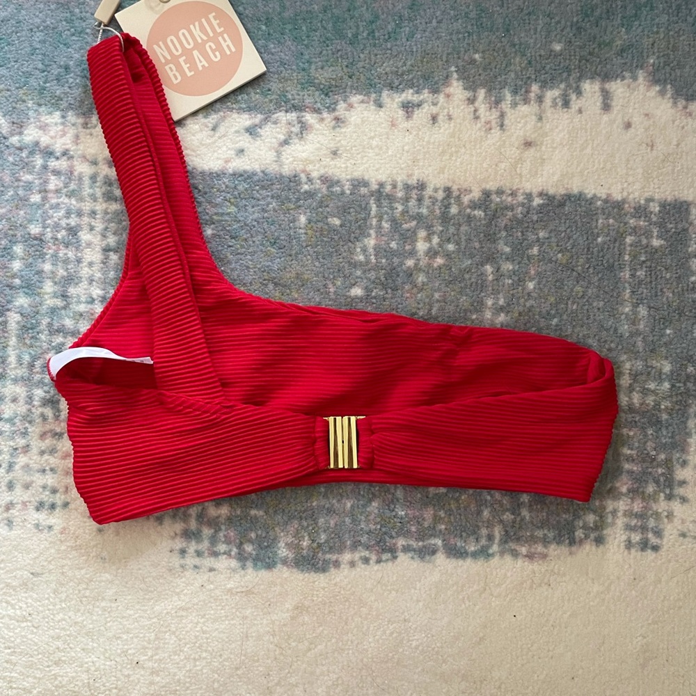 Savannah One Shoulder Rib Bikini Top - Picture 3 of 4